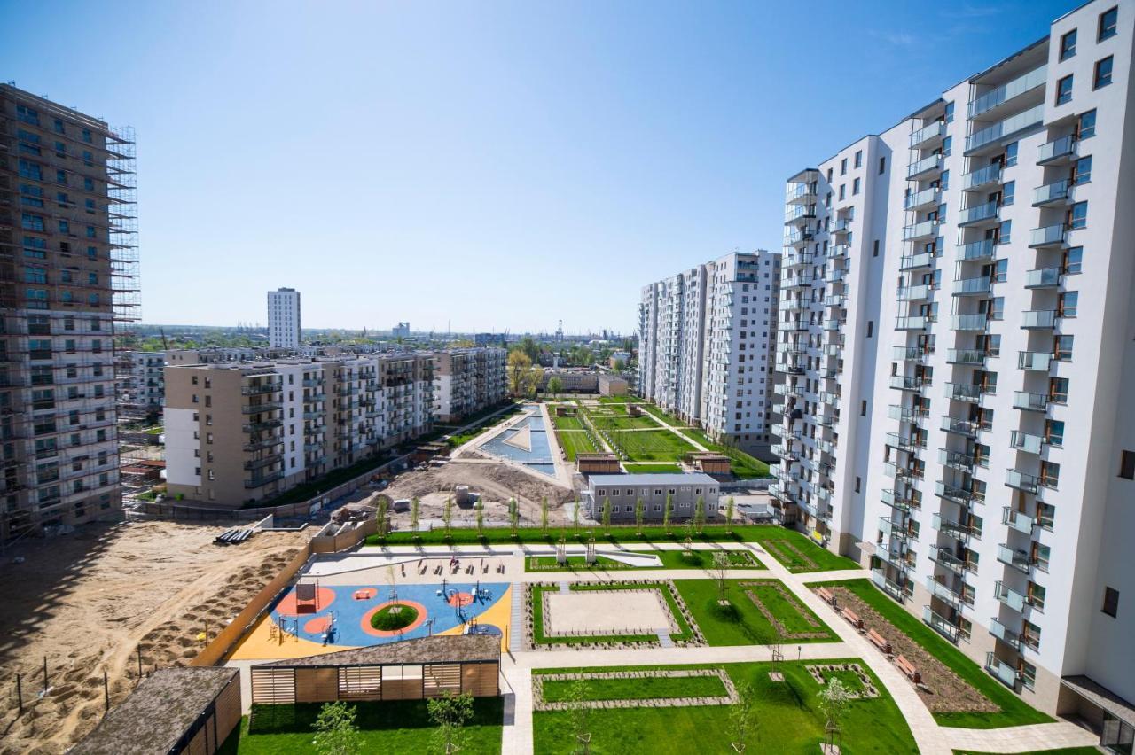 Citystay Nowa Letnica Gdansk Apartment Kültér fotó